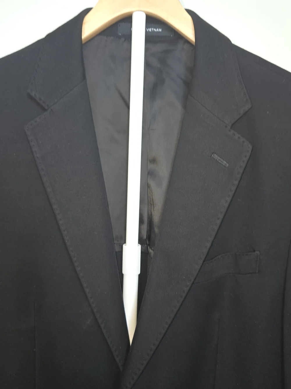 Kenneth Cole Classic Black Men's Two Button Blazer Office Suit Jacket 42R Slim